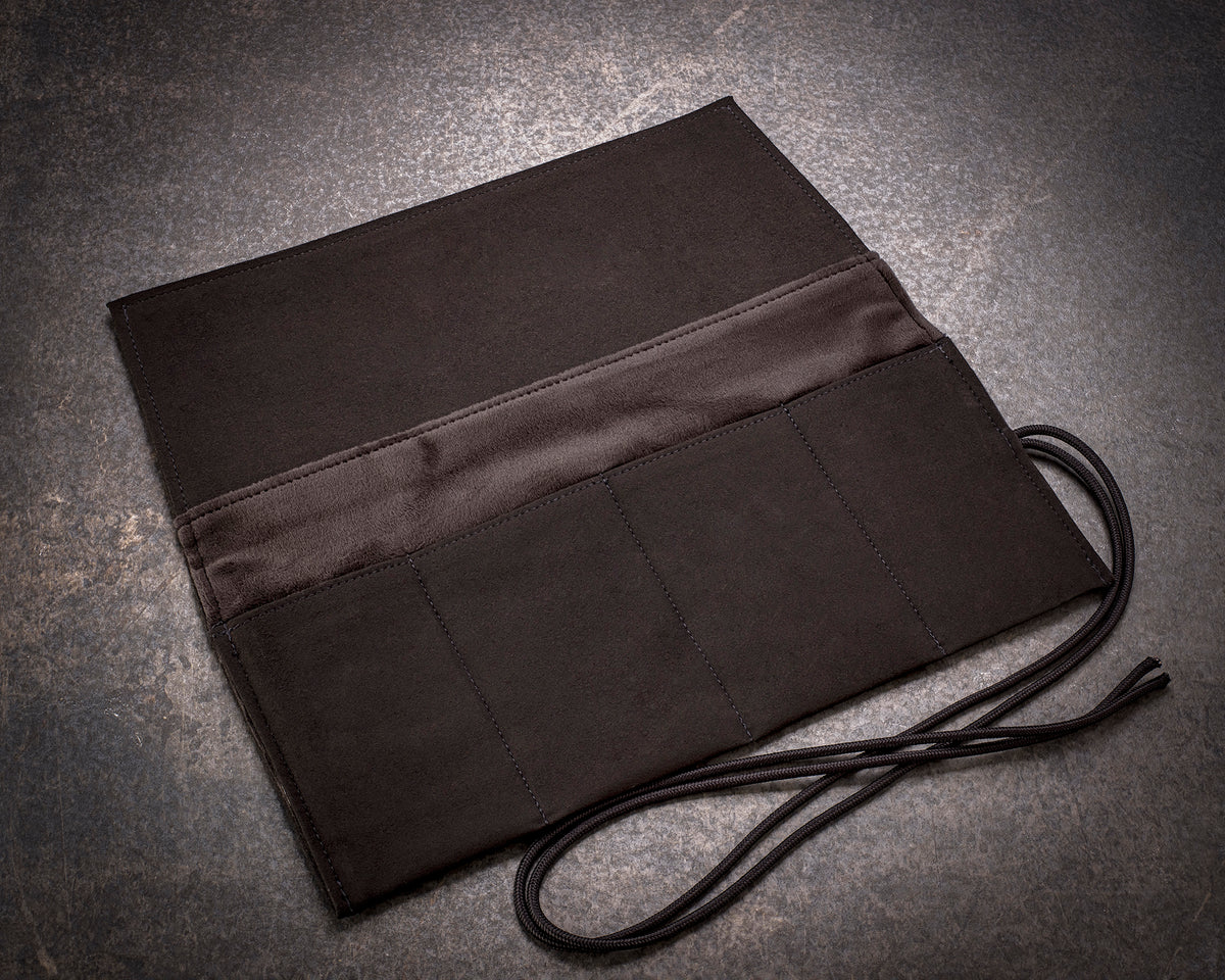 Microfiber Four Pocket Watch Roll