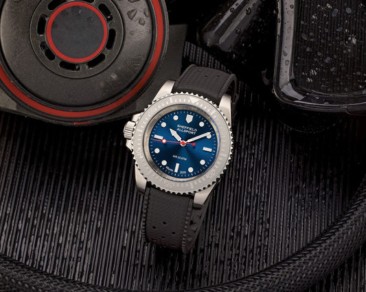 ALLSPORT 1 Classic Blue Dial, Steel Bezel, Left-Side Crown